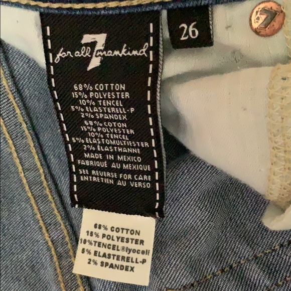 PRICE REDUCED!! 7for all mankind Jeans - Picture 8 of 8